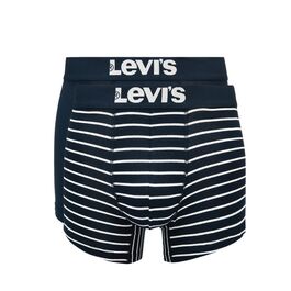 Pack 2 Boxers Levis Azul Rayas/Liso S