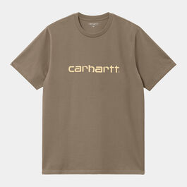 Camiseta Marrn Carhartt Script T-Shirt Branch/Rattan M
