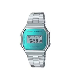 Reloj Plateado-Azul Casio Iconic Wrist Watch Digital TU