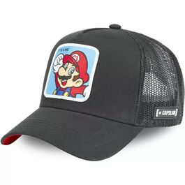 Gorra Negra Capslab Supe Mario Bros 
