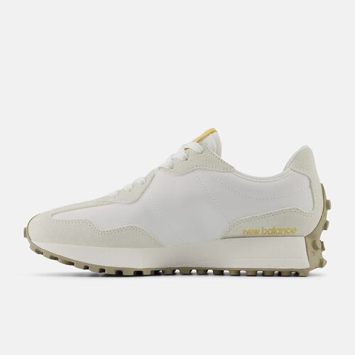 Zapatillas Blancas y Amarillas New Balance 327 Sea Salt con Sand Dune 37