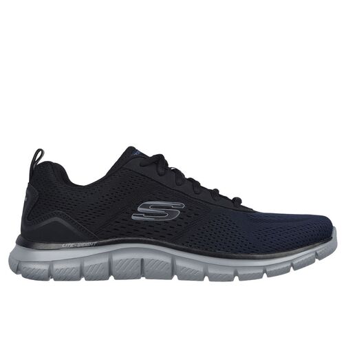 Zapatillas Azules Skechers Track - Ripkent Navy Black 42