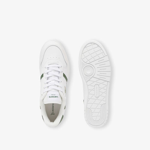 Zapatillas Blancas y Verdes Lacoste T-Clip Set Hombre White Dark Green 44