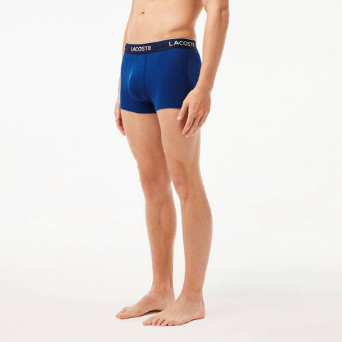 Pack 3 Calzoncillos Azul Marino - Rojo Lacoste Estilo Casual L