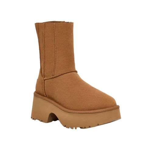 Botas Marrones UGG Classic New Heights con costura doble Chestnut MARRON36
