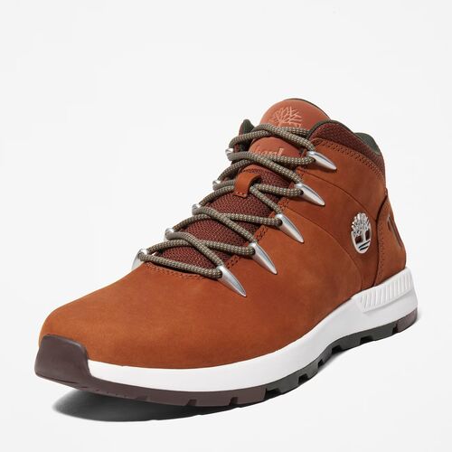 Zapatillas Marrón Timberland Media Caña Con Cordones Sprint Trekker 44