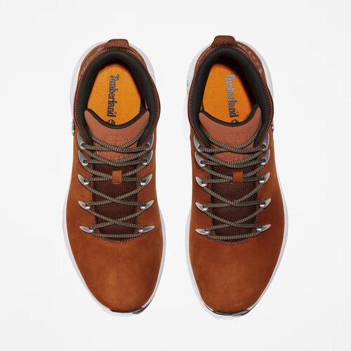 Zapatillas Marrón Timberland Media Caña Con Cordones Sprint Trekker 44