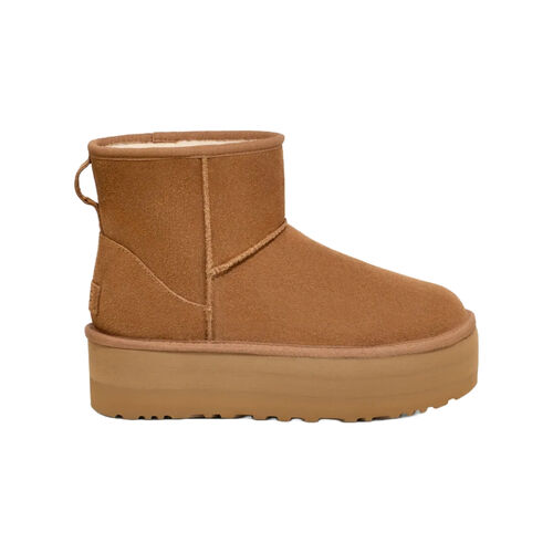 	Botas Marrones Plataforma UGG Classic Mini Platform Chestnut 40