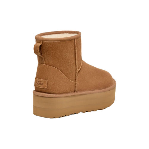 	Botas Marrones Plataforma UGG Classic Mini Platform Chestnut 40