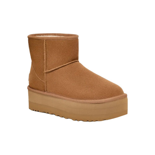 	Botas Marrones Plataforma UGG Classic Mini Platform Chestnut 40