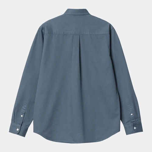 Camisa Azul Carhartt Madison Shirt Positano/Wax  XXL