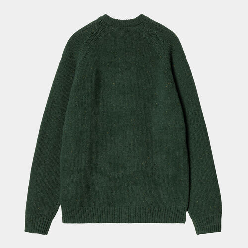 Jersey Verde Carhartt Anglistic Sweater Speckled Sycamore Tree S