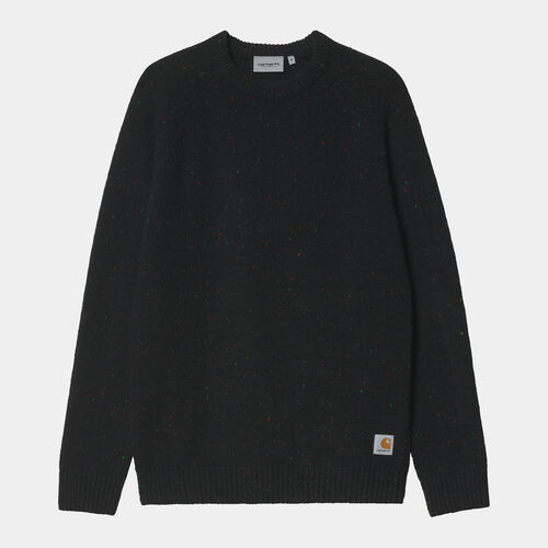 Jersey Negro Carhartt Anglistic Sweater Speckled Black L