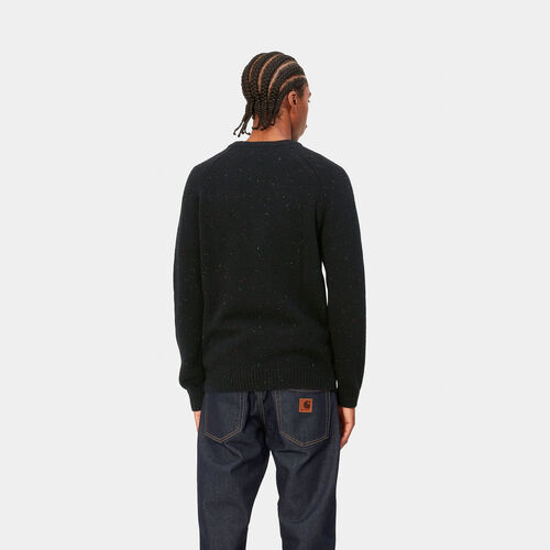 Jersey Negro Carhartt Anglistic Sweater Speckled Black L