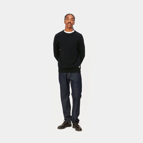 Jersey Negro Carhartt Anglistic Sweater Speckled Black L