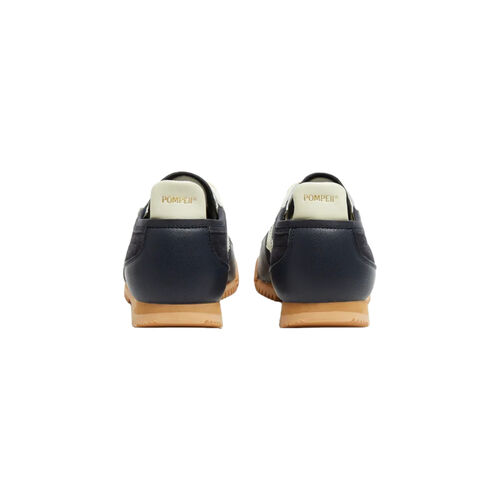 Zapatillas Azules Pompeii Kite Leather Navy Ecru 44