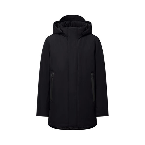 Abrigo Parka Negro Ecoalf Parkoalf Black XL