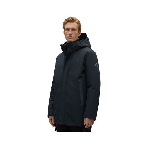 Abrigo Parka Negro Ecoalf Parkoalf Black XL