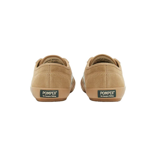 Zapatillas Beige Pompeii Bell Suede Moss Caramel 44