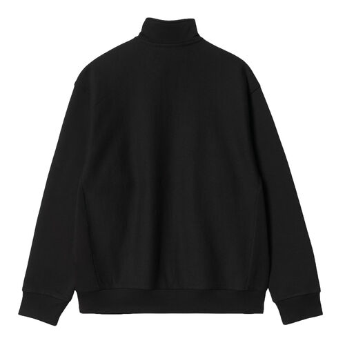 Sudadera Negro Carhartt Media Cremallera Half Zip American Script Sweatshirt Black M
