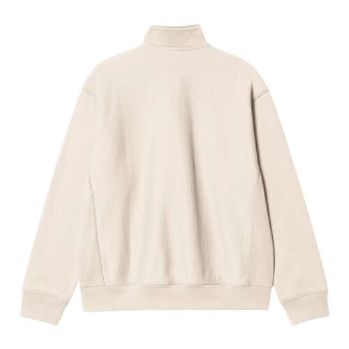 Sudadera Beige Carhartt Media Cremallera Half Zip American Script Sweatshirt Moonbeam S