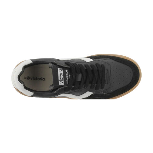 Zapatillas Negras Victoria Seul Efecto Piel 41