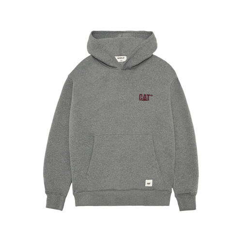 Sudadera Gris CAT Logo Hoodie Heather Grey M