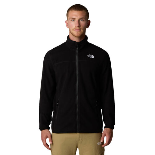 Forro Polar Negro The North Face 100 Glacier Cremallera Integral Black M