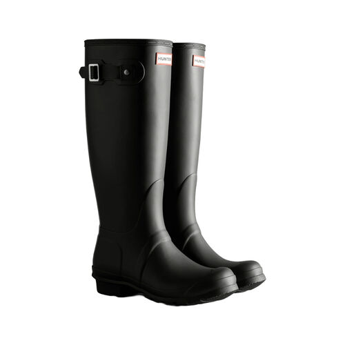 Bota Negra Hunter Boots Tri-colour Logo Backstrap Tall Wellingto Black 36