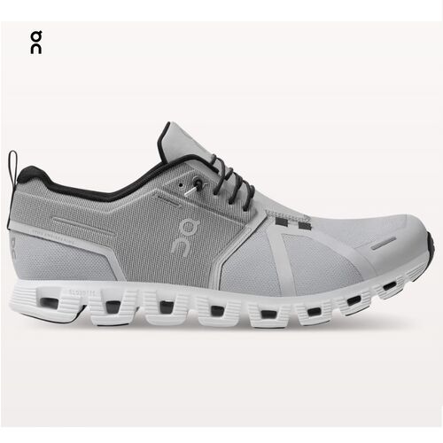 Zapatillas On Running Grises Cloud 5 Waterproof Glazier - White 40