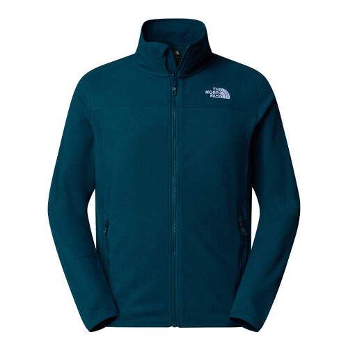 Forro Polar Azul con Cremallera Integral The North Face Glacier 100 Midnight Petrol L
