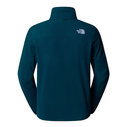 Forro Polar Azul con Cremallera Integral The North Face Glacier 100 Midnight Petrol L