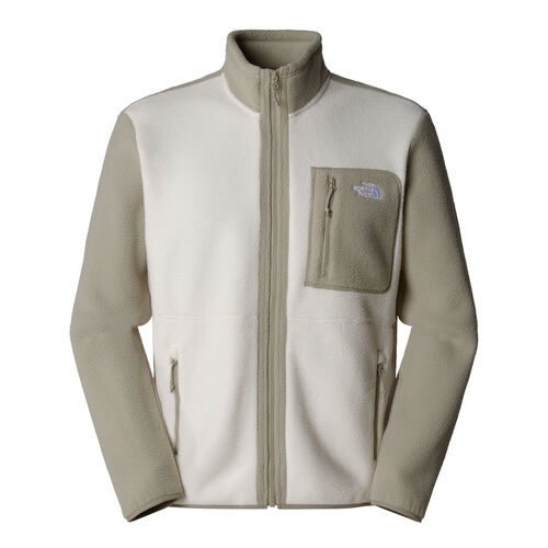 Forro Polar Blanco y Gris Cremallera Integral The North Face Yumiori White Dune-Grey M