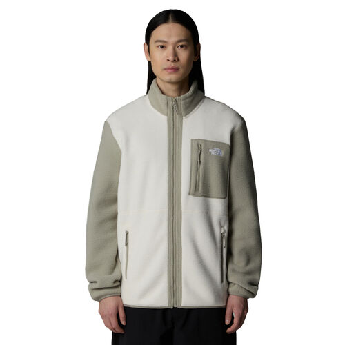 Forro Polar Blanco y Gris Cremallera Integral The North Face Yumiori White Dune-Grey M