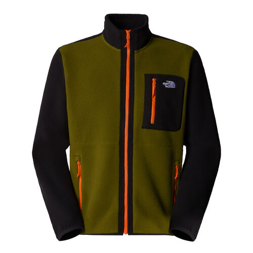 Forro Polar Verde y Negro Cremallera Integral The North Face Yumiori Forest Olive-Black S