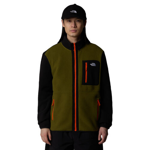 Forro Polar Verde y Negro Cremallera Integral The North Face Yumiori Forest Olive-Black S