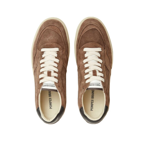 Pompeii Brand Suede Pompeii Rebajas Hombre Zapatillas Marrones