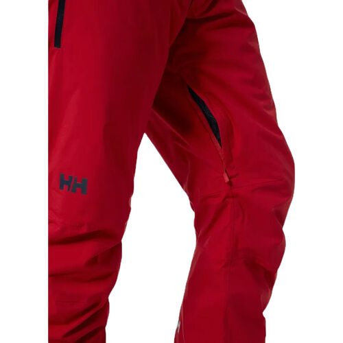 Pantalón de Esquí Rojo Helly Hansen Legendary Insulated Red Impermeable y Cortavientos L