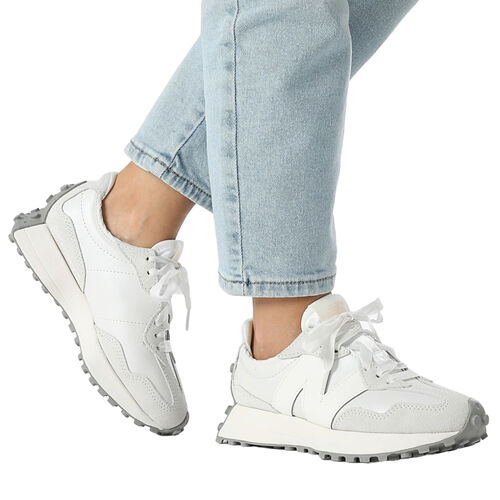 Zapatillas Grises New Balance Modernas 327 Rain Cloud Sea Salt Nimbus Cloud 37