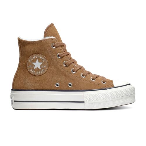 Zapatillas Converse Marrones Casual Lift Hi Clove Platform Brown 39.5