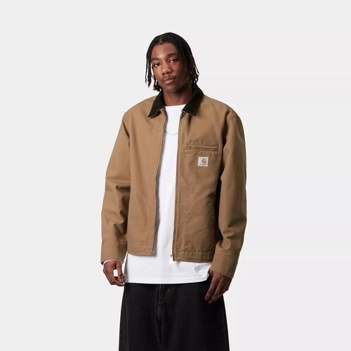 Chaqueta Marrón Carhartt Detroit Jacket Hamilton Brown Diseño Moderno Summer M