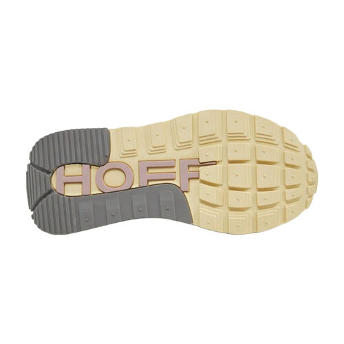 Zapatillas Plateadas Hoff Tiryns de Punta Redonda y Tacón Plano 38
