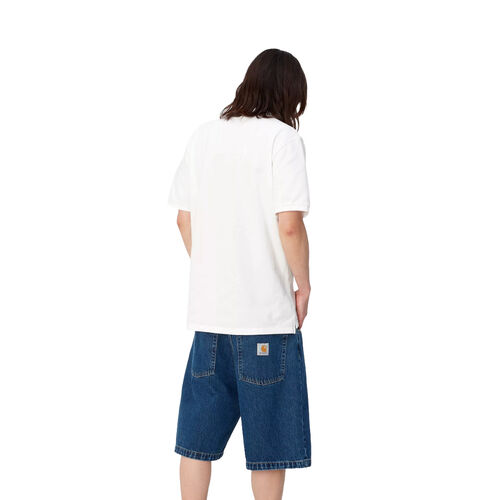 Polo Blanco Carhartt Chase Pique White de Ajuste Holgado M