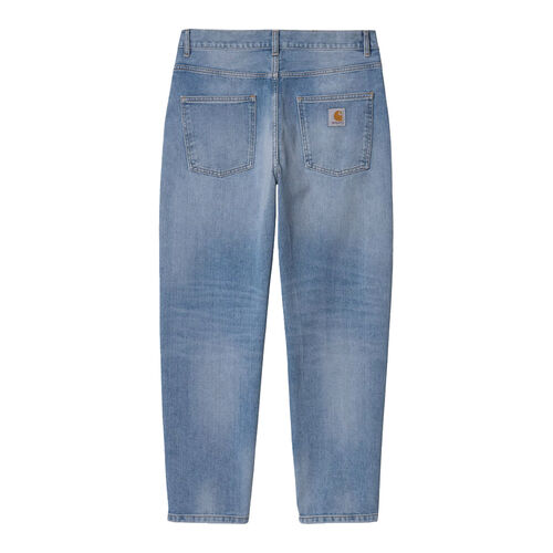 Pantalón Azul Carhartt Newel Pant Blue Light Used Wash Corte Ajustado 33