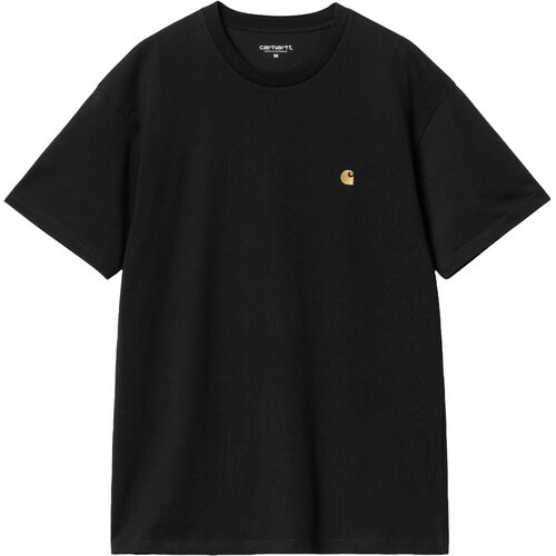 Camiseta Carhartt Negra S/S Chase T-Shirt Black Ajuste Holgado M
