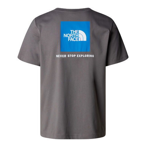 Camiseta Gris The North Face Redbox Tee Smoked Pearl-Hero Blue L