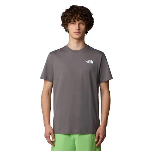 Camiseta Gris The North Face Redbox Tee Smoked Pearl-Hero Blue L