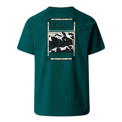 Camiseta Verde The North Faces-Eu Deep Nori de Cuello Redondo L