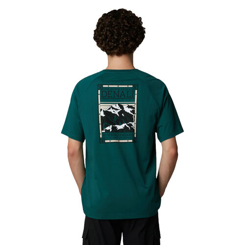Camiseta Verde The North Faces-Eu Deep Nori de Cuello Redondo L