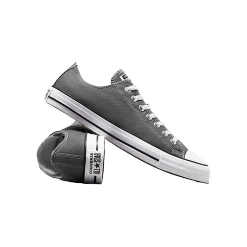 Zapatillas Converse GrisesChuck Taylor All Star Classic Charcoal con Logotipo Posterior 39